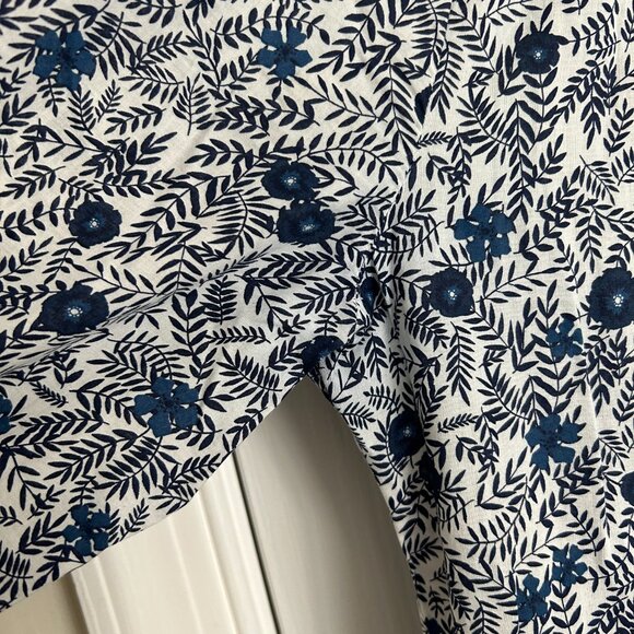 J.Crew Factory Blue Floral Dress - Picture 5 of 8